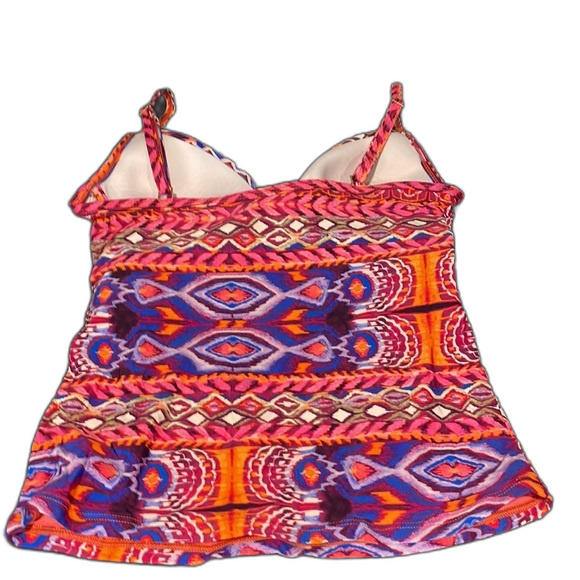 La Blanca Swim Tankini Top Size 6 - Picture 4 of 8